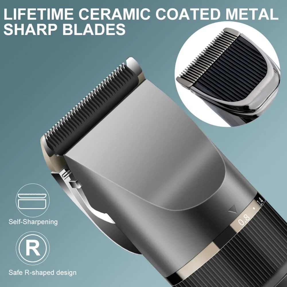Tondeuse à cheveux électrique aste avec écran LED, tondeuse à cheveux professionnelle, machine de dé