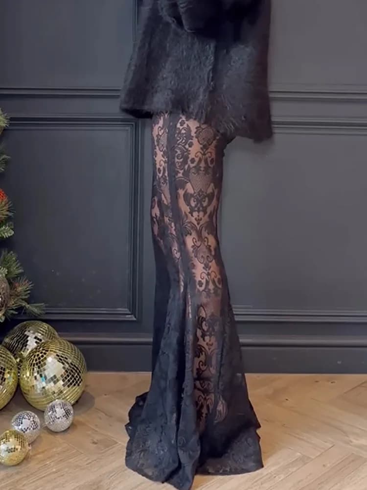 Ensemble veste et pantalon en dentelle pour femmes, sexy, col en V profond, amissié, imbibé, bureau,