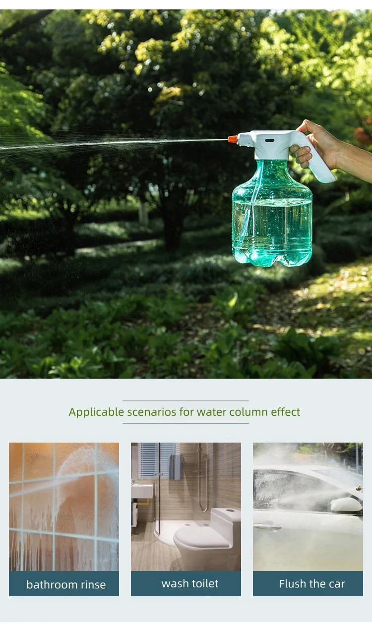 Bouilloire d'arrosage électrique 3L, deux Modes de pulvérisation/rargement d'interface C, arroseur r