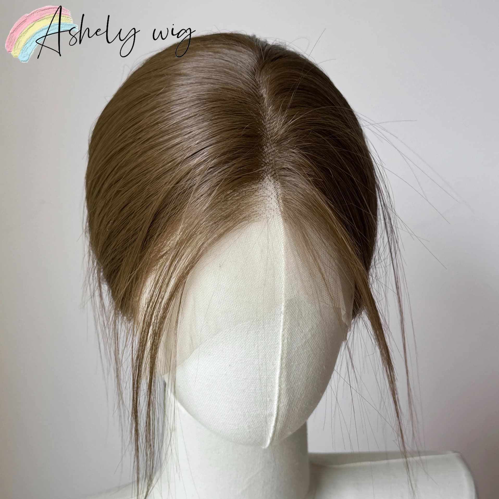 Perruque avant en dentelle brune pour femme, cheveux longs et raides, haute qualité, degré de chaleu