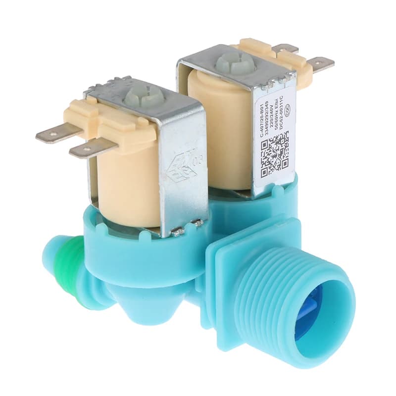 Électrovanne d'entrée d'eau à Double tête pour Machine à laver Samsung, 1 pièce, C-225/19-a01, DC62-