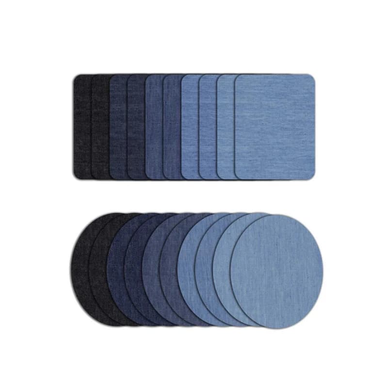 Patchs en Denim pour bricolage, patchs de coude en Denim, réparation de pantalons pour vêtements en 