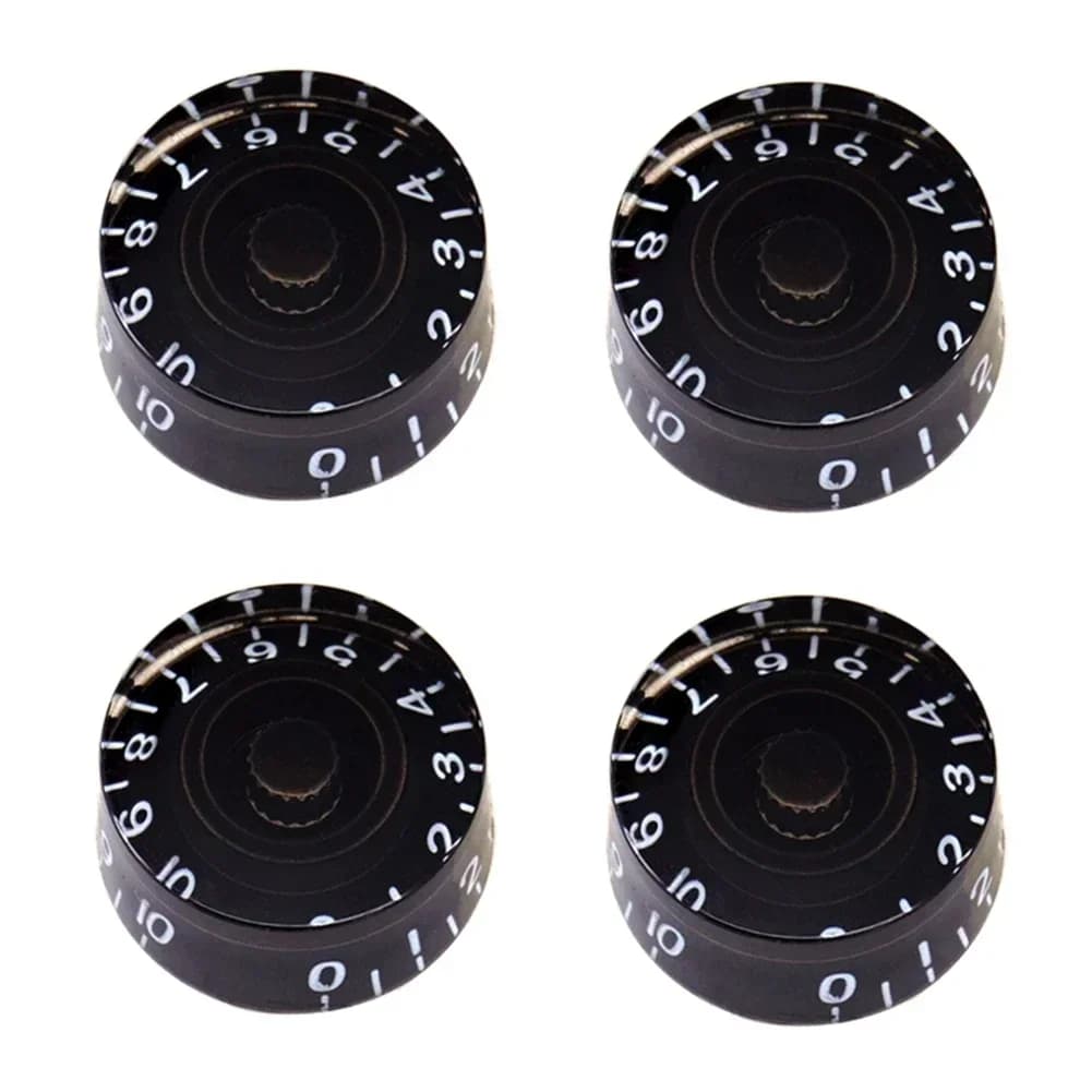 4 boutons de contrôle de vitesse pour guitare, multicolores, pour guitare électrique LP, boutons de 
