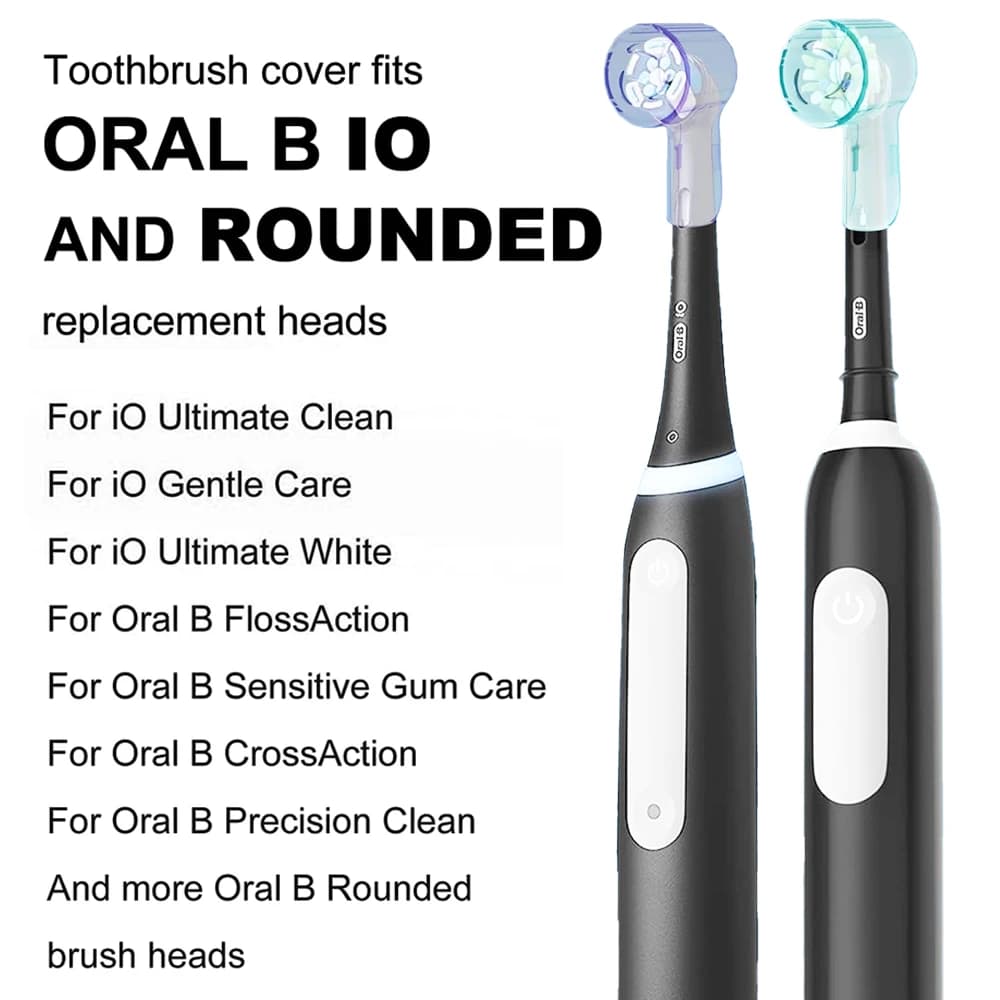 Couvercles anti-poussière pour brosse à dents, compatibles avec les têtes de rechange Braun Oral B e