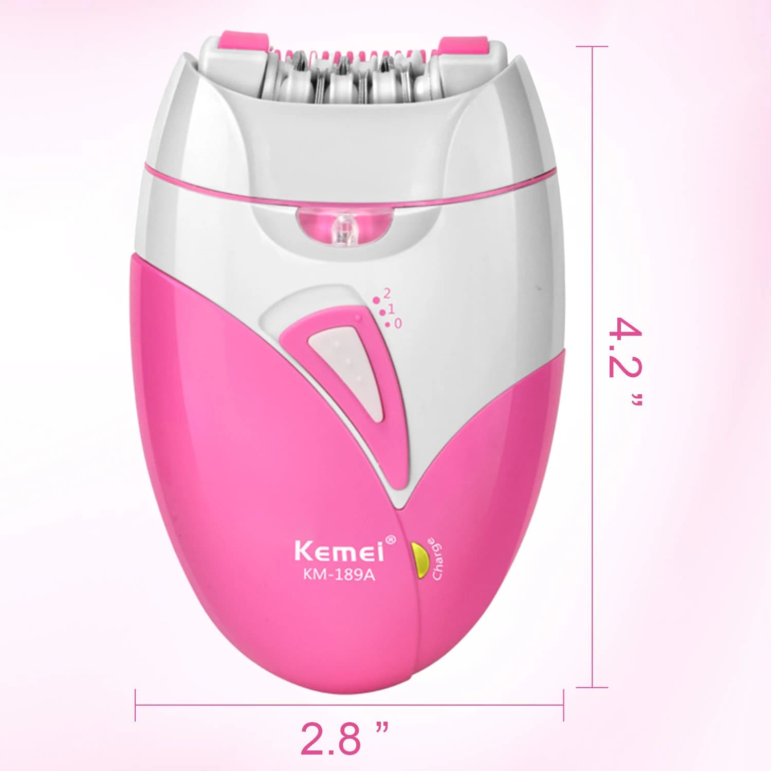 Kemei 189A femmes épilateur indolore Rechargeable corps épilation Machine électrique rasage partie p