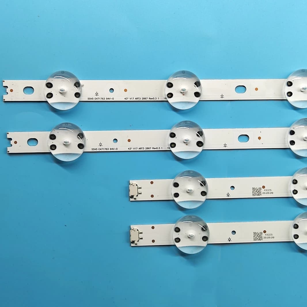 Bande de rétro-éclairage LED pour 43LJ614V 43LJ622V 43UJ675V 43UJ655V 43UJ670V 43UJ651V 43LV340C 43L