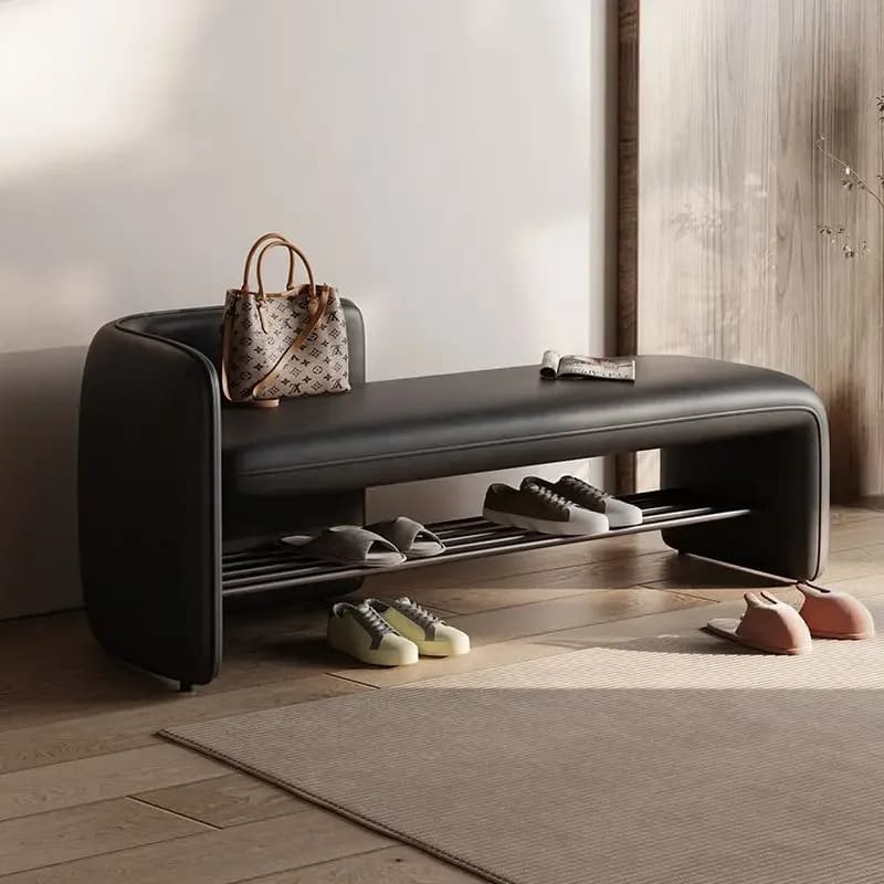 Tabouret simple et moderne pour changer de chaussures, tabouret de rangement pour chaussures d'entré