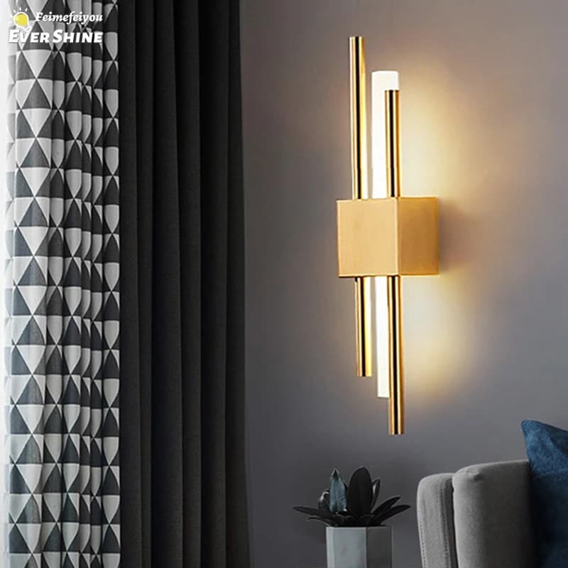 Applique Murale LED au Design Moderne, Luminaire Décoratif d'Nik, Idéal pour un Salon, un Couloir ou