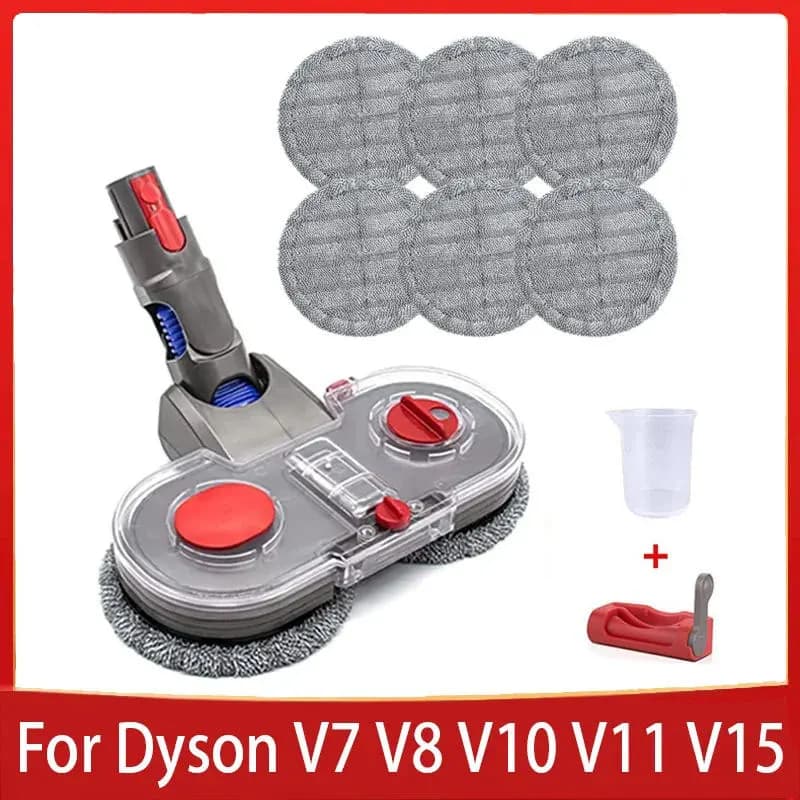 Tête de vadrouille pour aspirateur Dyson V7 V8 V10 V11 V15, fixation de vadrouille électrique avec r