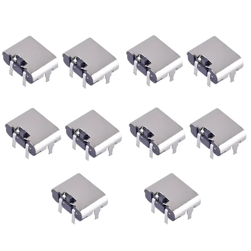 10 pièces 2 broches Micro USB Type C connecteur prise USB 3.1 type-c femelle prise d'alimentation Do