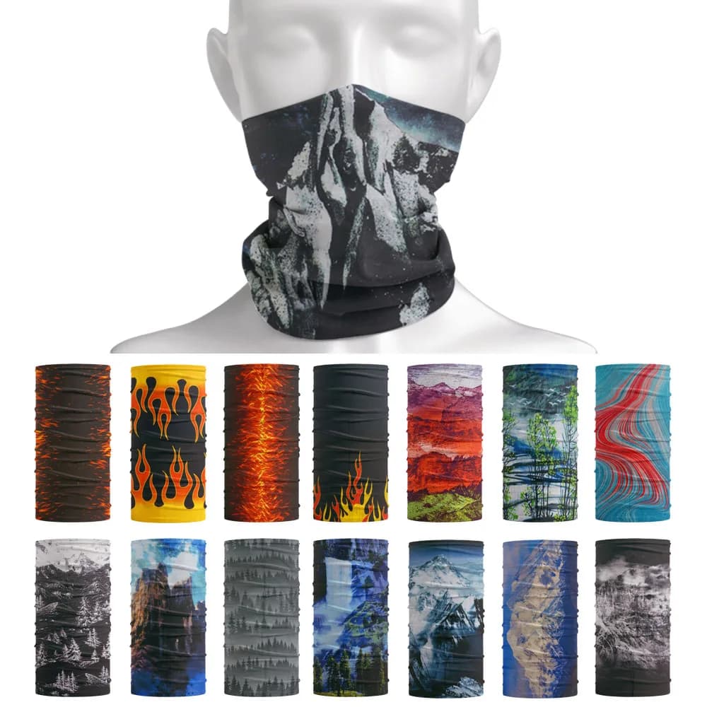 Foulard tubulaire sans couture Danas pour hommes et femmes, idéal pour la randonnée et le camping, c