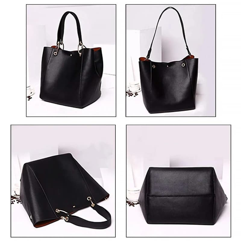 Grand sac fourre-tout pour femmes, sacs à main en cuir PU imperméable avec poignée supérieure, sac à