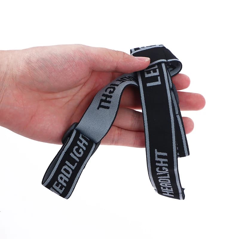 Ceinture élastique pour phare LED, feu avant de vélo, sangle de lampe frontale universelle réglable,