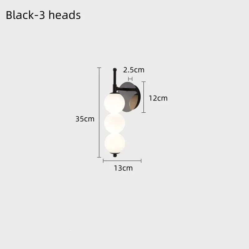 Lampe murale moderne en verre blanc laiteux, style minimaliste, pour chambre à coucher, bureau, coul