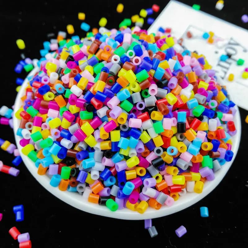 2000 pièces/sac 2.6mm Hama perles Puzzle Perlen perles de fer bricolage Perler fusible perle Intelli