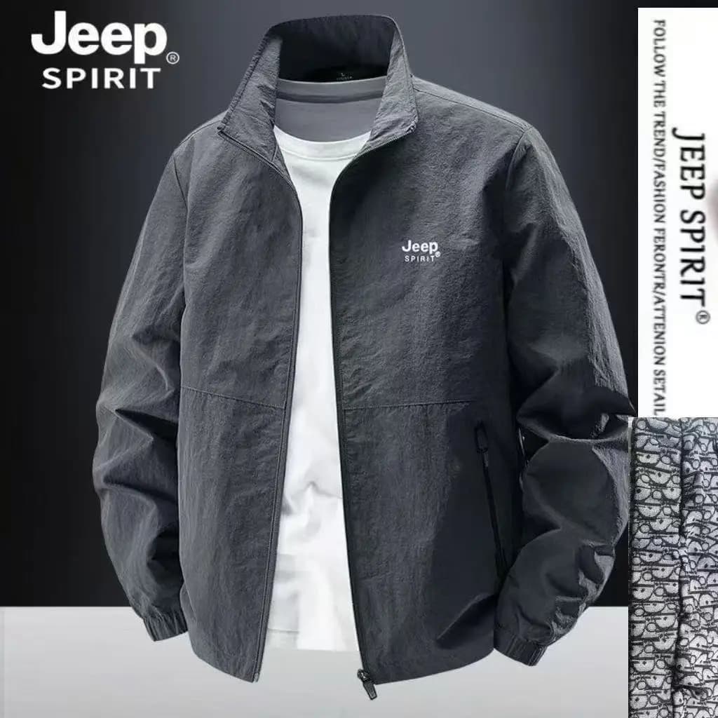 Veste à col montant Jeep Spirit 2026, une tenue de travail décontractée grande taille, idéale pour l