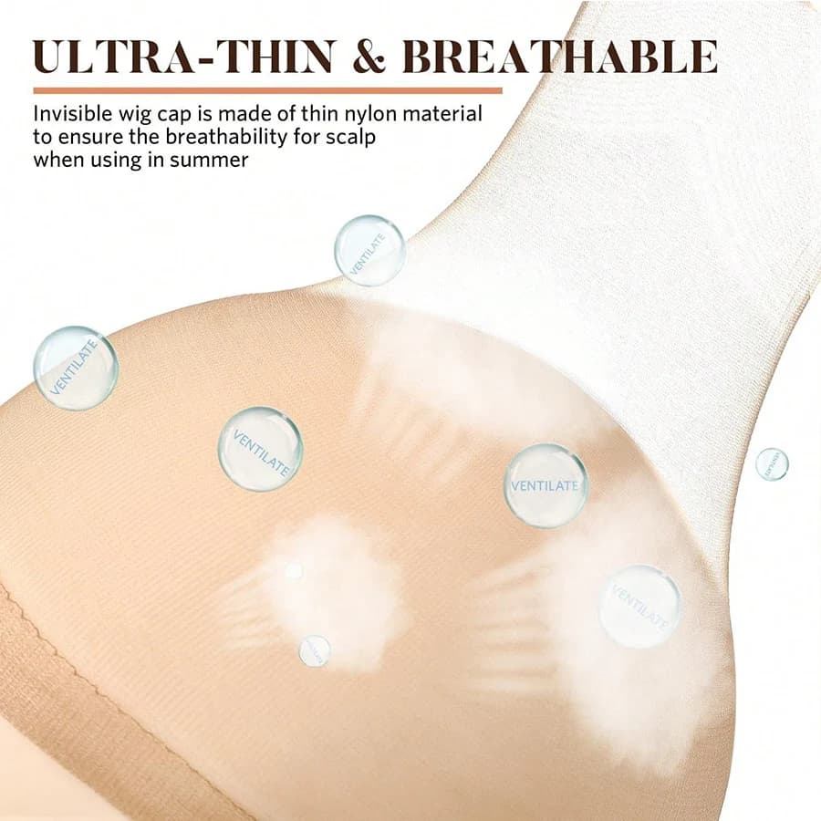 100 pièces HD bonnet de perruque haute qualité Transparent HD filets à cheveux tissage Nylon extensi