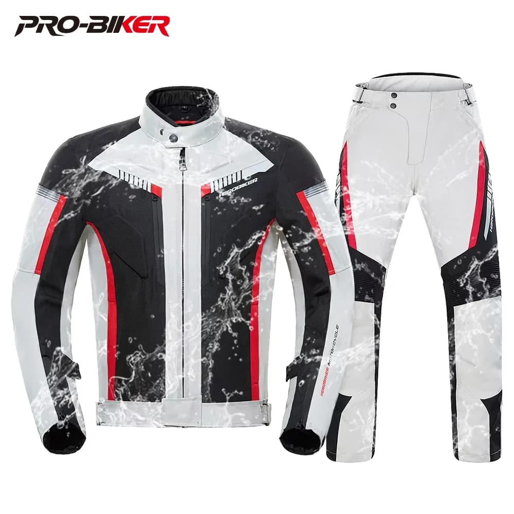 HEROBIKER veste de Moto imperméable homme veste de course pantalon de Moto portable vêtements de Mot