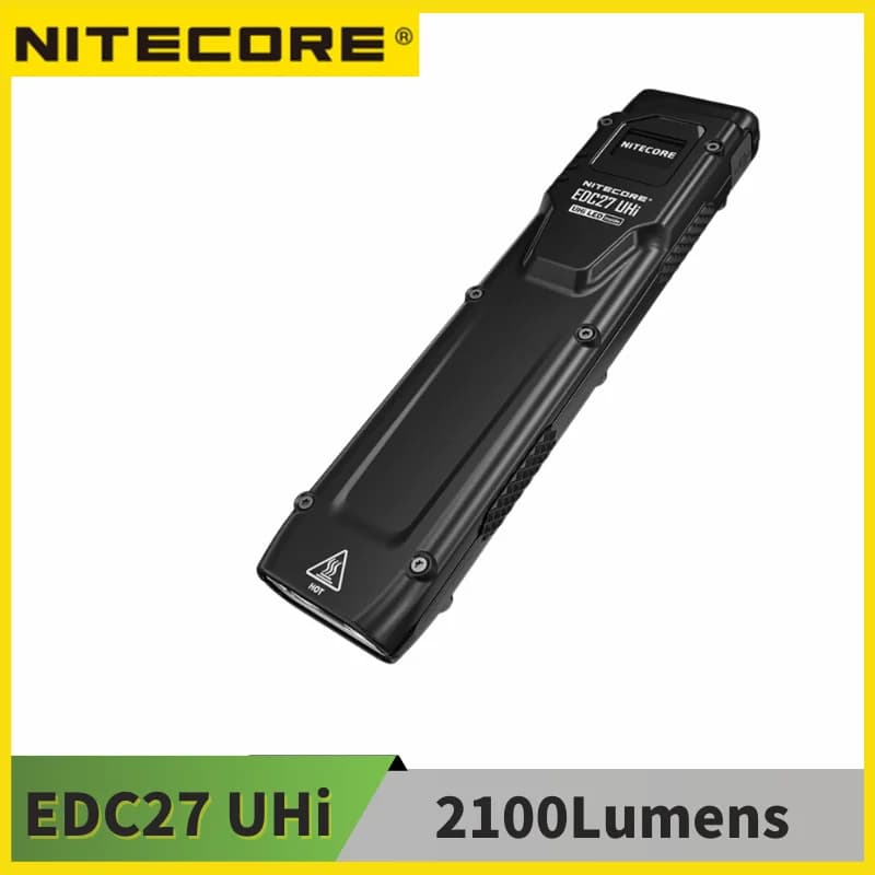 NITECORE EDC27 UHI lampe de poche tactique Rechargeable 3100Lumens avec affichage OLED en temps réel