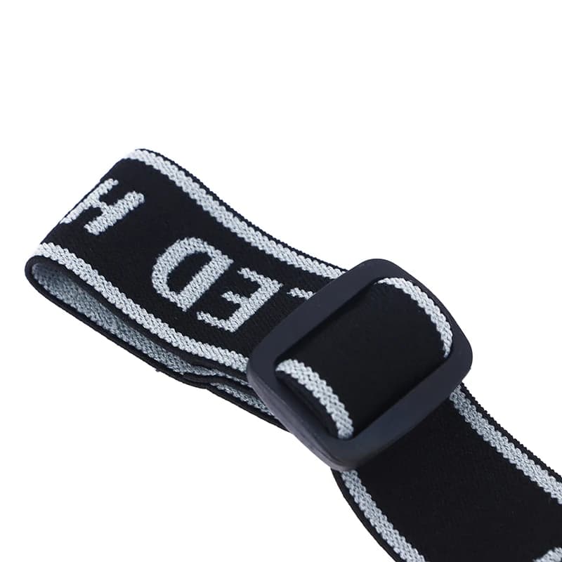 Ceinture élastique pour phare LED, feu avant de vélo, sangle de lampe frontale universelle réglable,