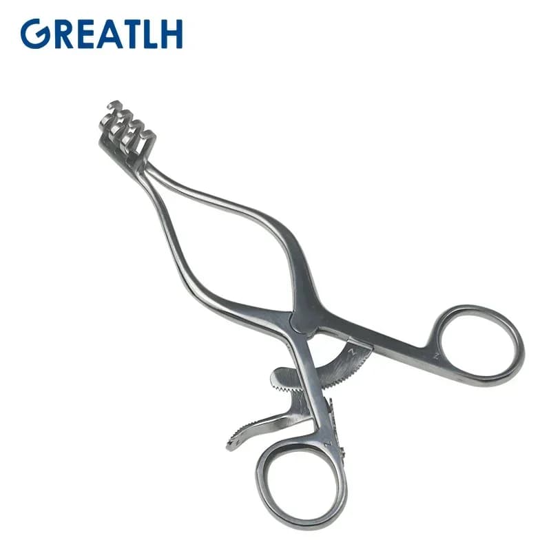 GREATLH Instruments vétérinaires orthopédiques écarteur Weitlaner écarteur auto-retenue en acier ino