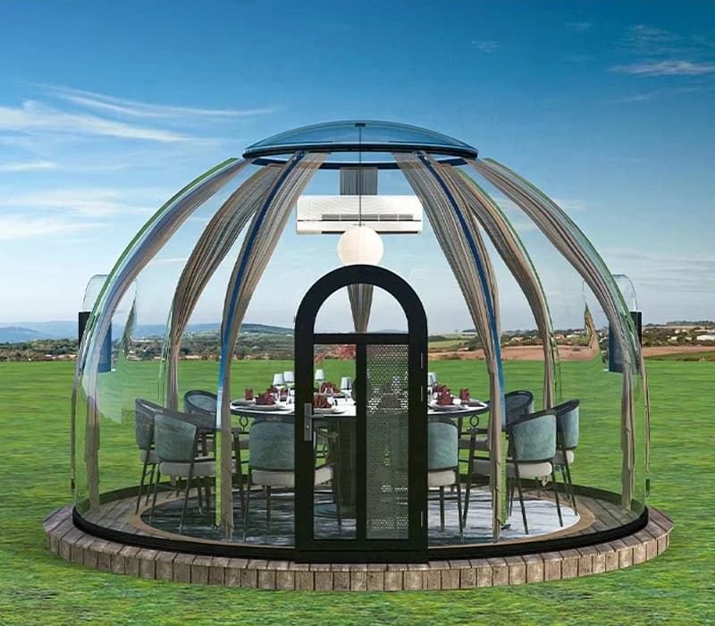 Matériau extérieur haute résistance PC bulle maison transparente petite maison dôme Igloo tente étoi