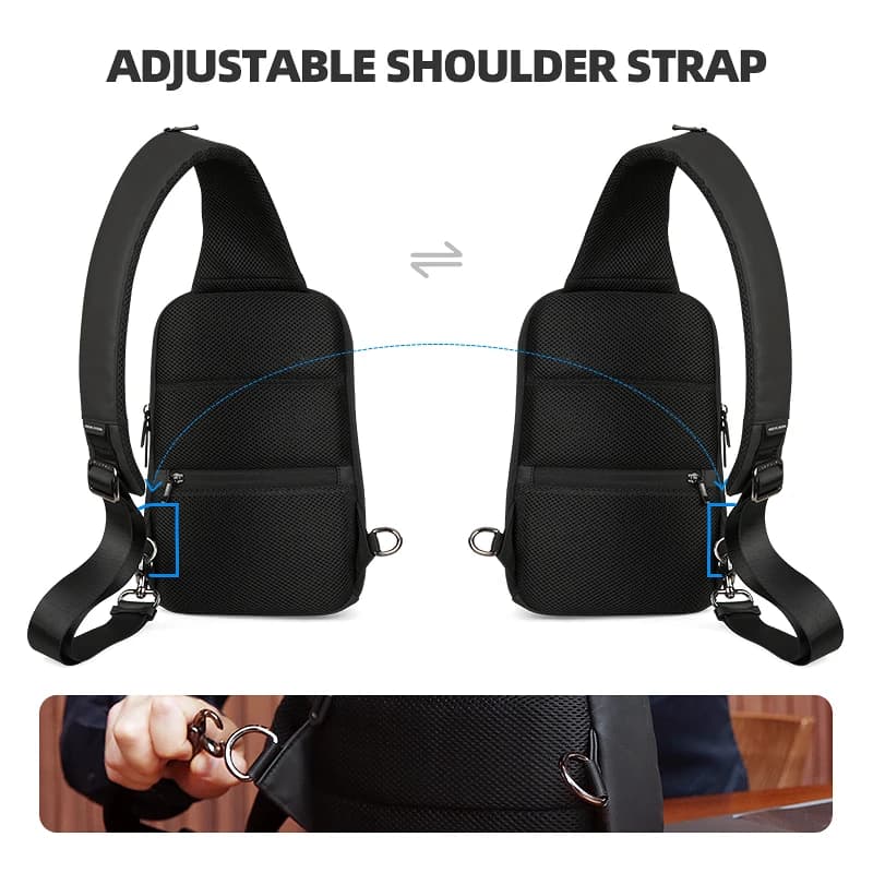 Mark Ryden sac de voyage antivol étanche hommes sac à bandoulière adapté 9.7 pouces Ipad mode sac à 