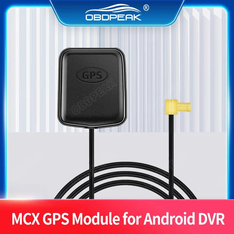 OBDPEAK-Mini caméra antenne GPS MCX, traqueur GPS, localisateur pour Prada Cam, Android DVR T30, K50