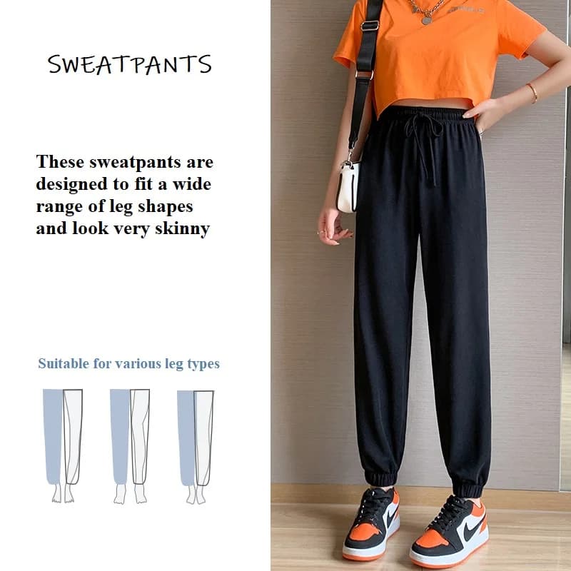 Pantalon de survêtement cargo surdimensionné pour femme, pantalon d'été, mode coréenne Harajuku, pan