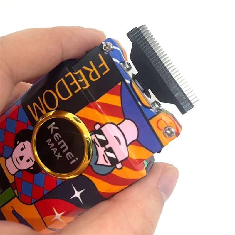 Jeu de lames de rechange pour tondeuse à cheveux Kemei KM-RS7098, tête de coupe de barbier pour tond