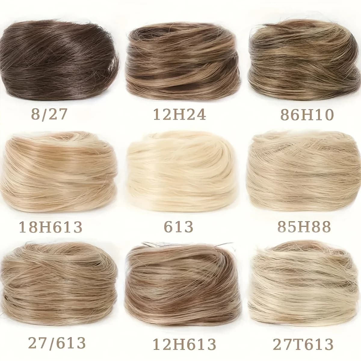 Chignon synthétique désordonné pour femmes, extension de cheveux, chignon droit, 1PC