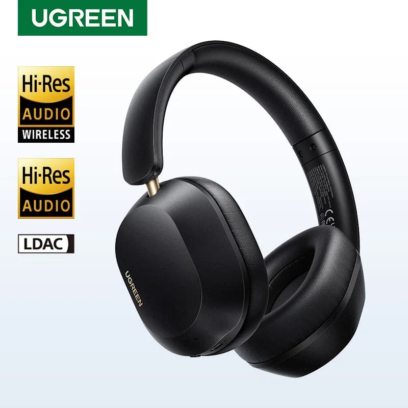 UGREEN-Écouteurs Bluetooth sans fil, Max 5c, Hybrid Active Noise Cancelling, Hi-Res Sat, AC 75H Spat