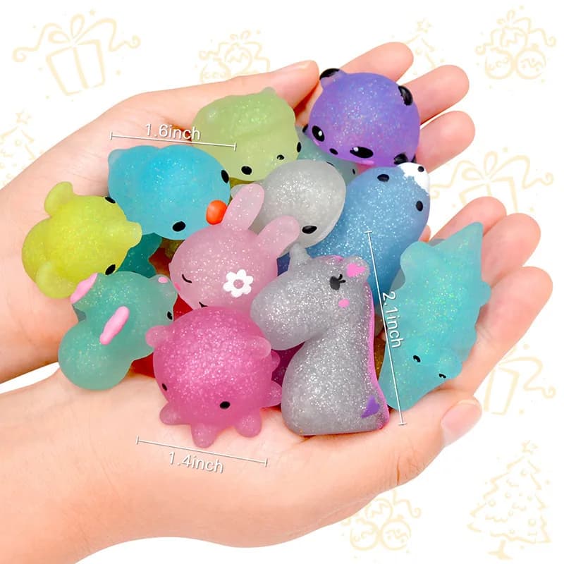 Mochi Squishies Kawaii Anima, jouets Squishy pour enfants, balle anti-Stress, cadeaux de fête à pres
