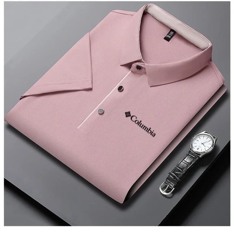 Polo imprimé de luxe pour homme, haut de gamme, décontracté et confortable, idéal pour le golf, coll