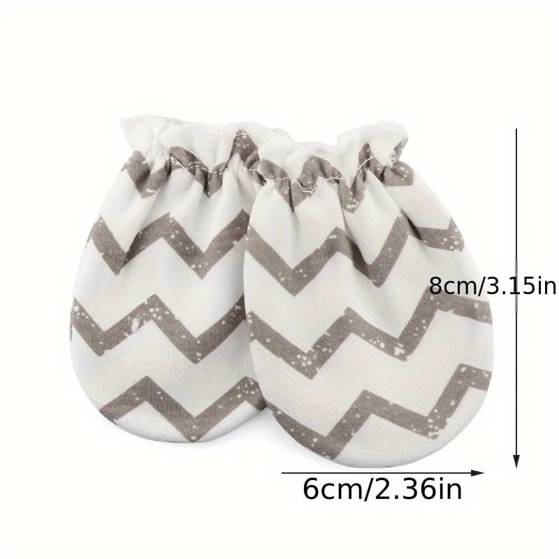 6 paires/lot gants pour nouveau-nés imprimés de dessins animés bébé garçons filles mitaines nouveau-