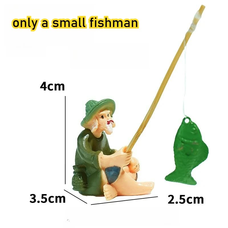 Ornements pour aquarium, bateau flottant pêcheur, bateau à auvent de style ancien, décorations de pa