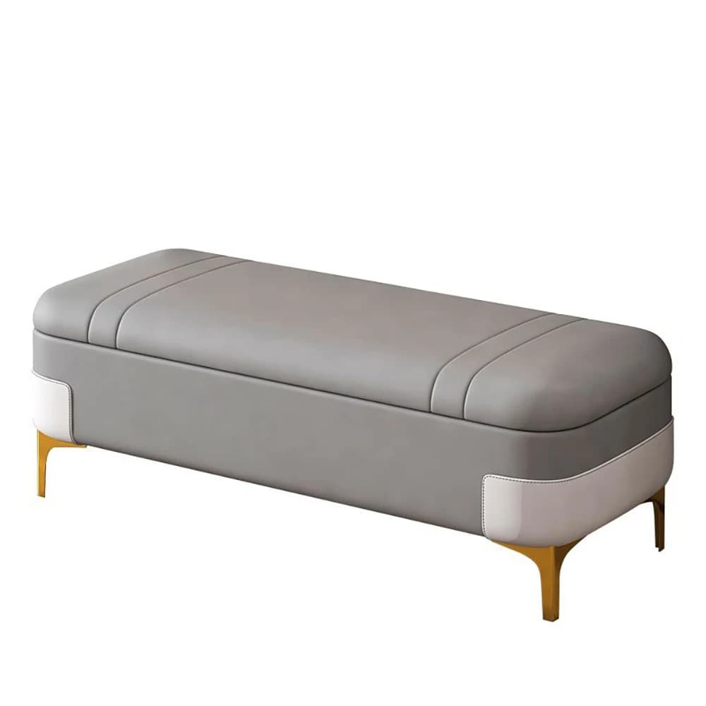 Banc de Rangement Nordique de Grande Capacité, Tabouret de Chaussures Proxy, Repose-Pieds Confortabl