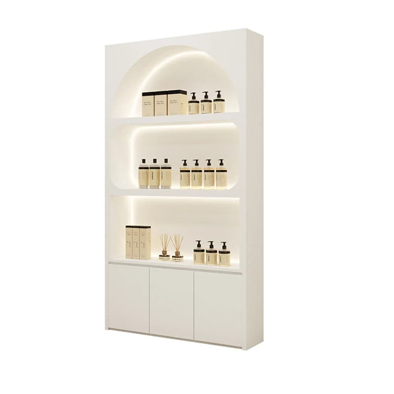 Vitrine de soins de la peau vitrine de cosmétiques professionnel personnalisé salon de beauté armoir