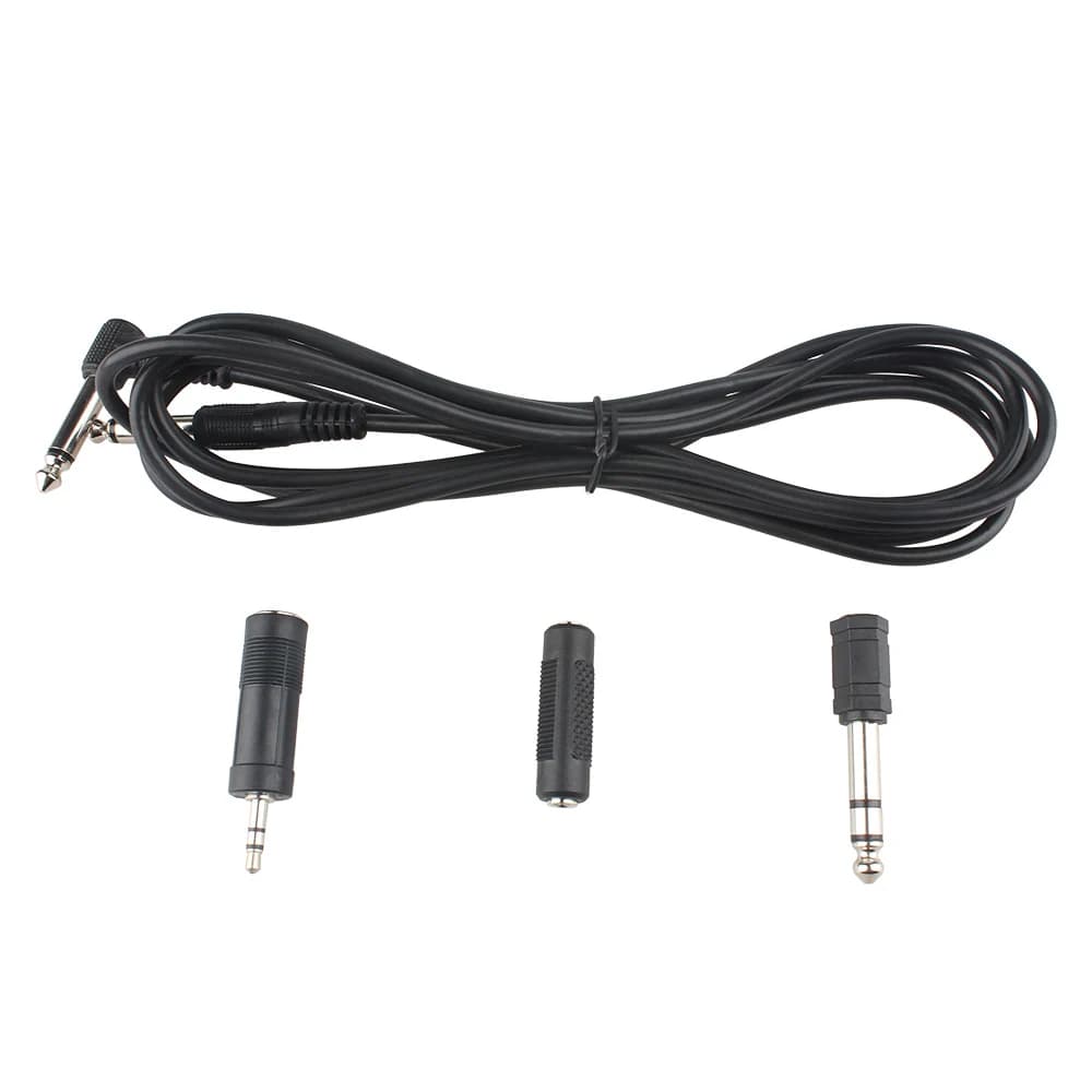 Câble de guitare 3m Câble de Raccordement pour Guitare Électrique Basse Clavier Instrument Réduction