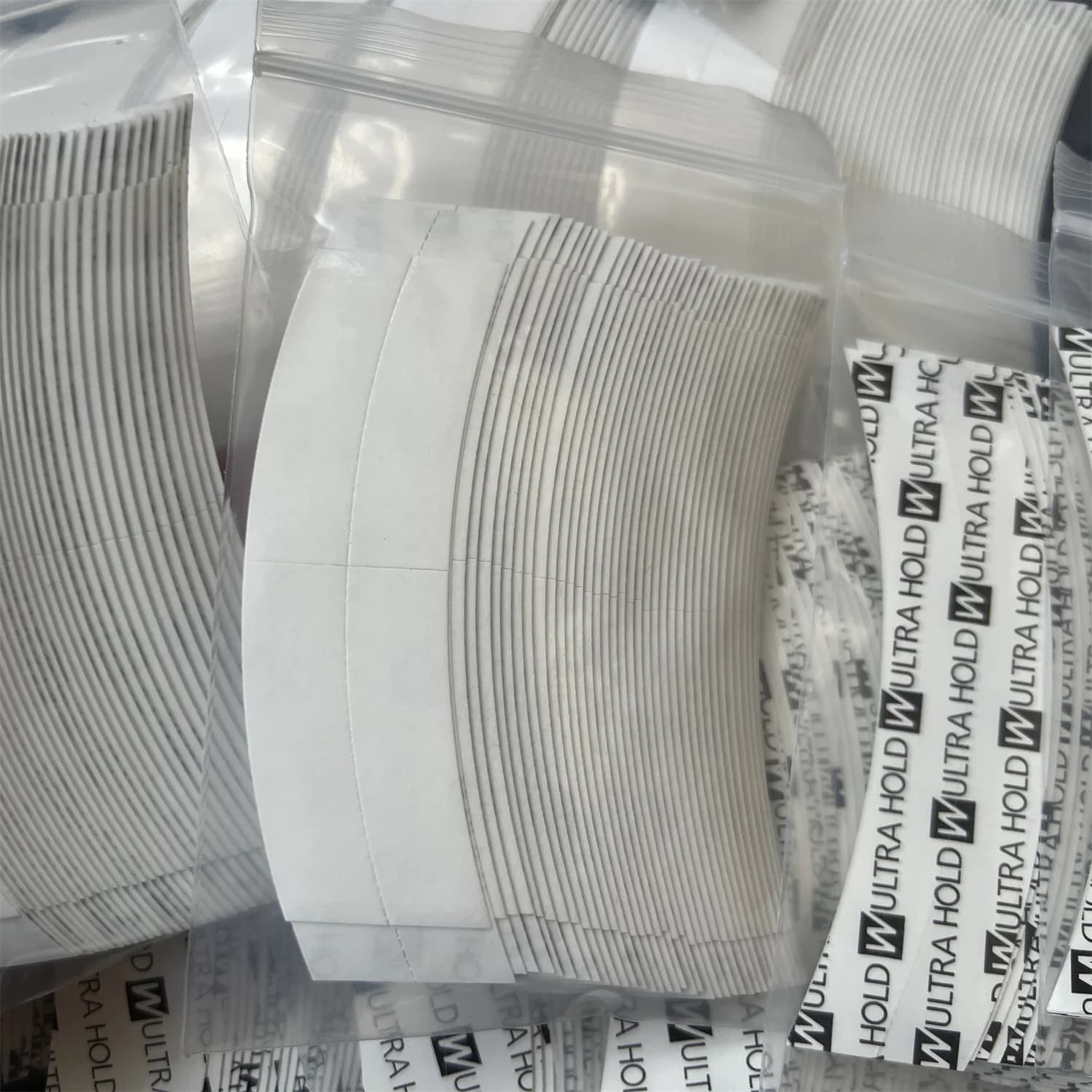 1/5/10/15 Packs de Bandes Adhésives Ultra Fortes Double Face pour Systèmes Capillaires, Super Adhési