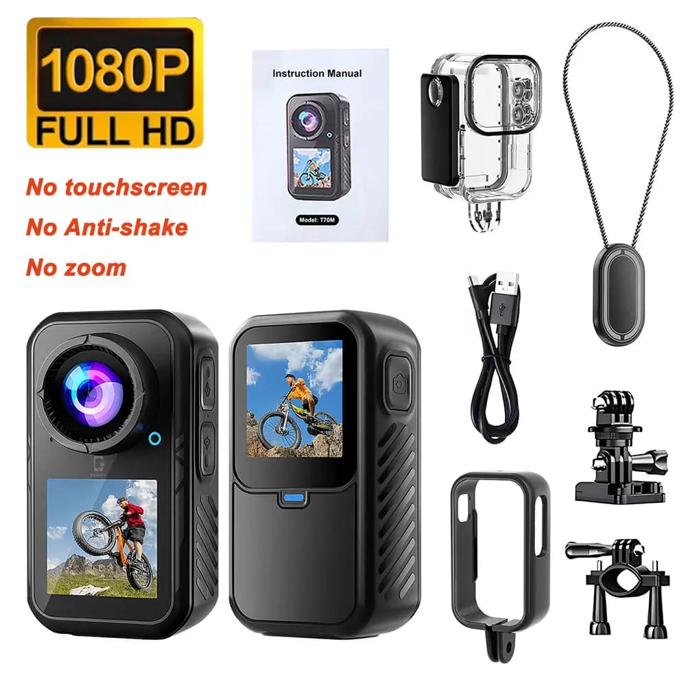 Caméra d'action 5K, 4K 60FPS, WiFi, stabilisation 6 axes, écran tactile, caméra sportive, étanche, m