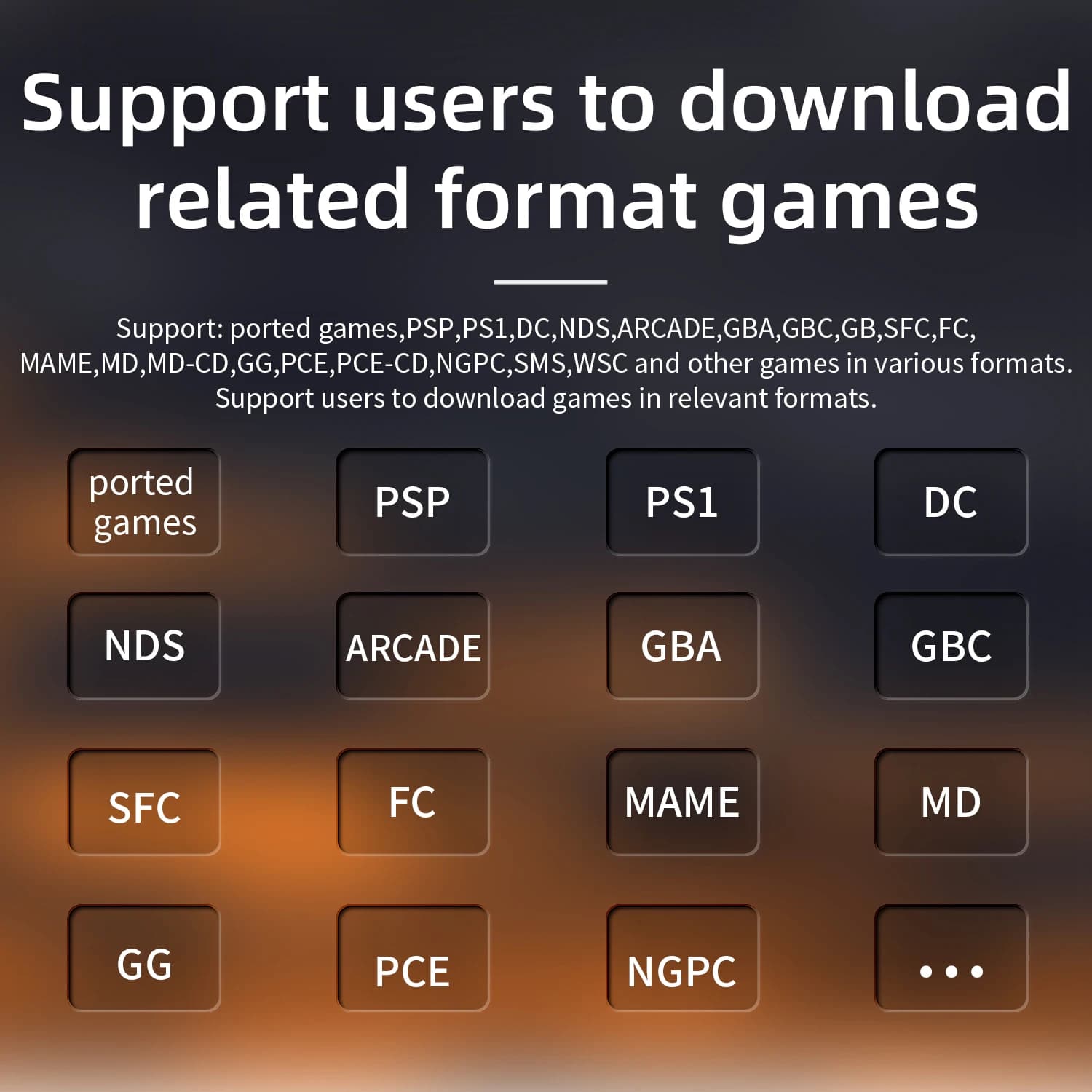 ANBERNIC RG35XX H Console de jeu portable écran IPS 3.5 pouces Linux H700 lecteur de jeux vidéo rétr