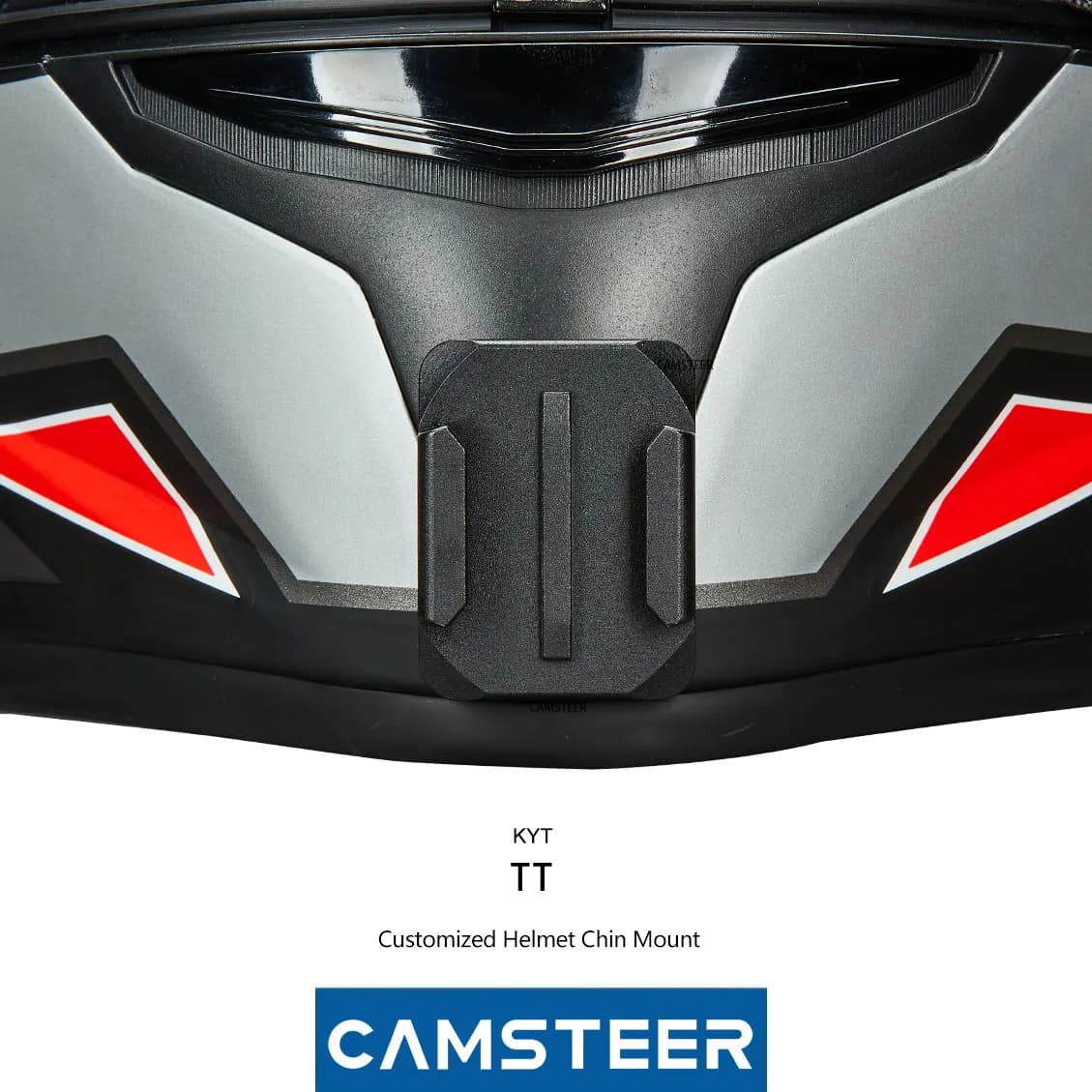 Support de menton personnalisé pour casque KYT TT pour GoPro Hero13 12 11 10 9 Insta360 X4 X3 Ace Pr