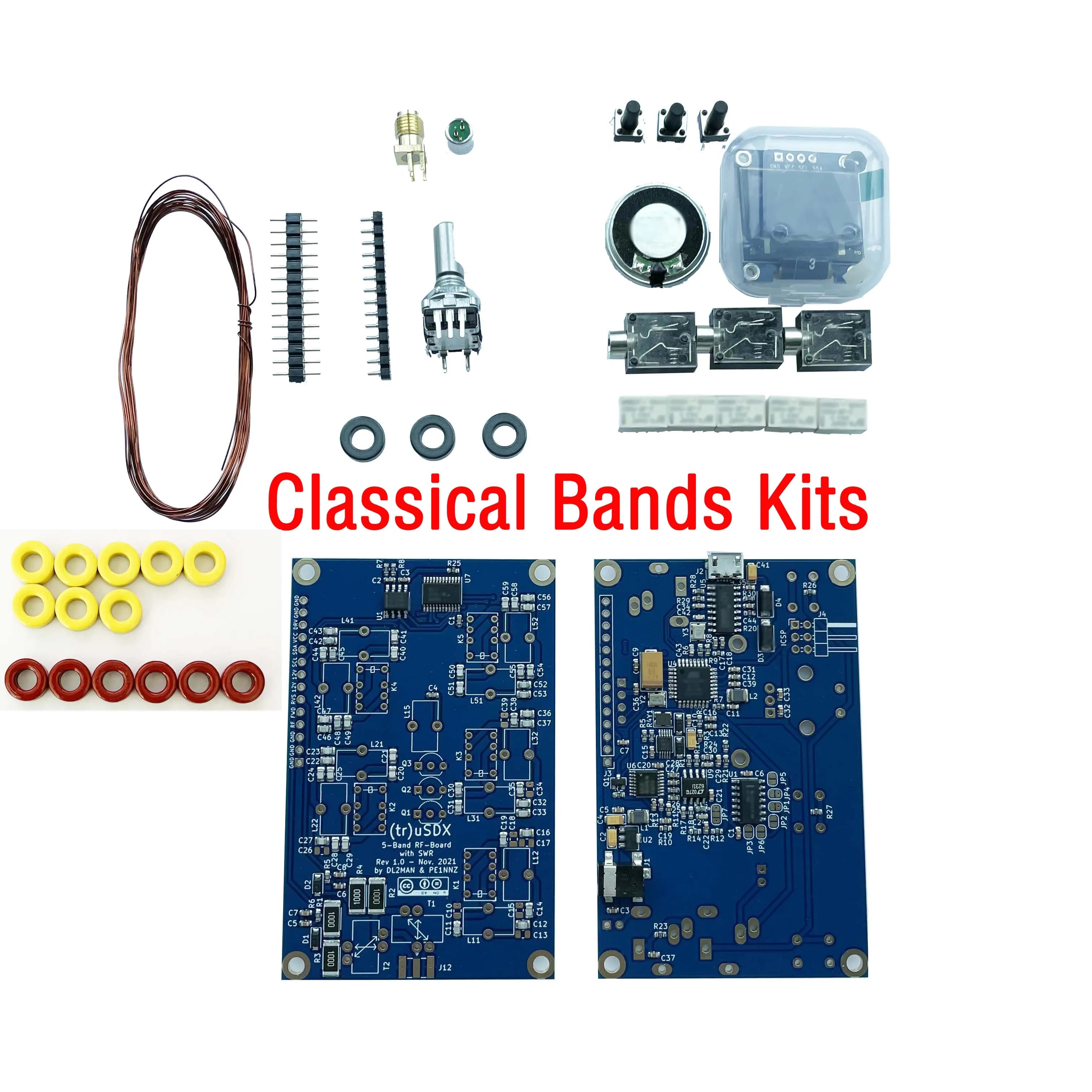 (tr)uSDX usdx émetteur-récepteur Hi Band et kits Classic Band par PE1NNZ et DL2MAN Efficacité dans l