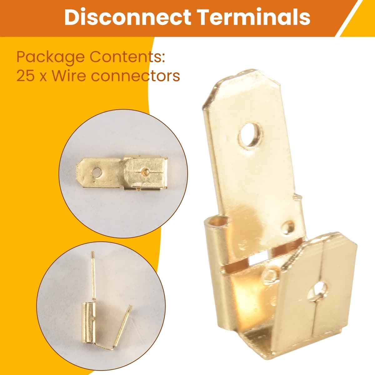 RUAI 25 connecteurs de pelle Piggyback, adaptateur 3 voies double mâle à simple femelle connecteurs 