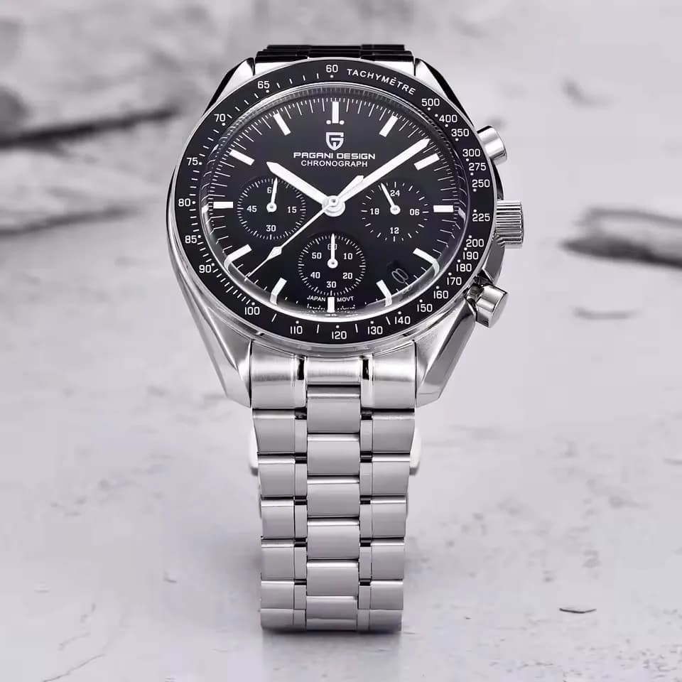 Montre pour homme PAGANI DESIGN 500, chronographe sportif à cadran circulaire, mouvement japonais, s