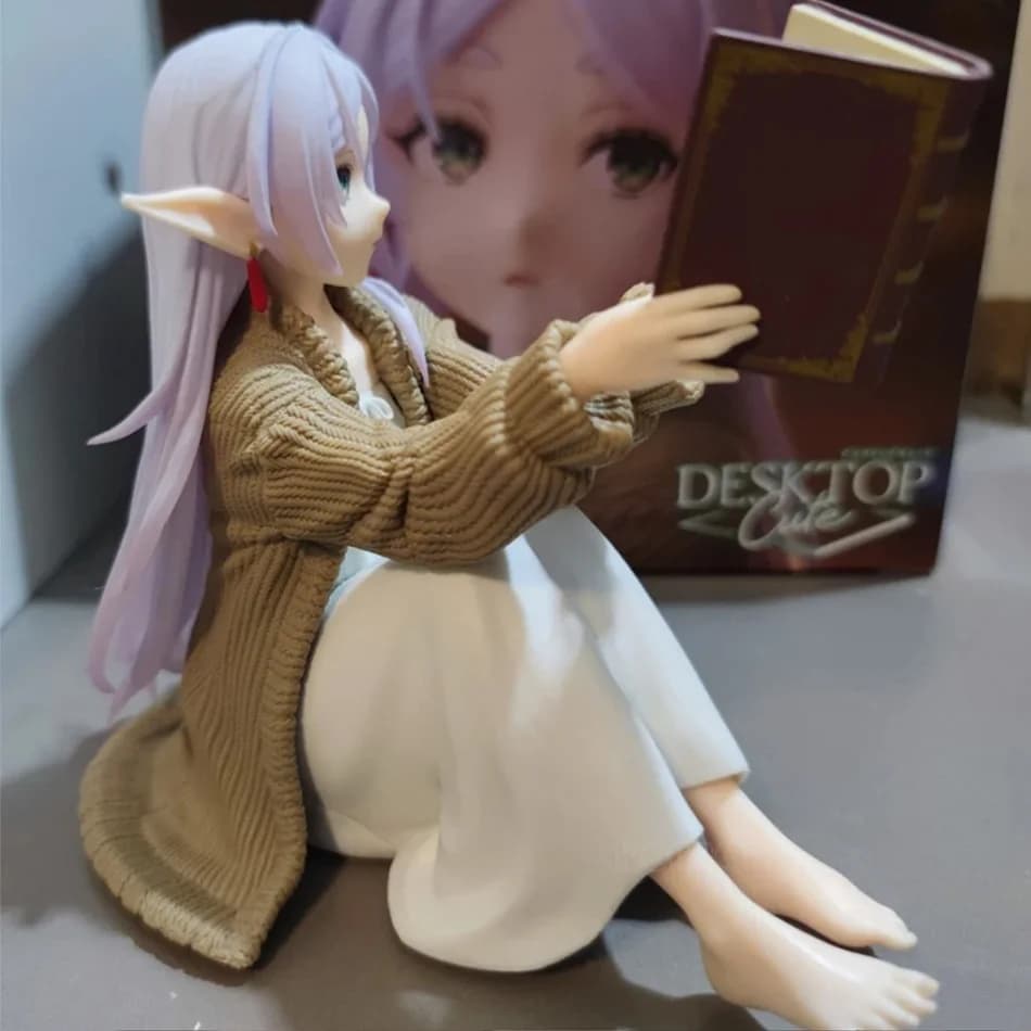 12CM Frieren au-delà du fin du voyage Frieren Anime Figure bureau mignon costume de nuit Frieren Fig