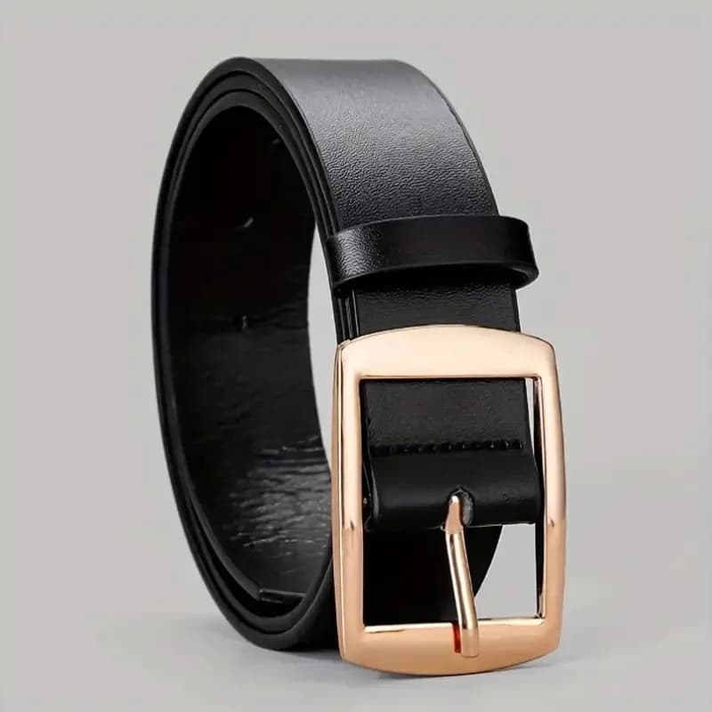 Nouvelle ceinture de luxe pour hommes ceinture en cuir PU boucle ardillon en métal de haute qualité 