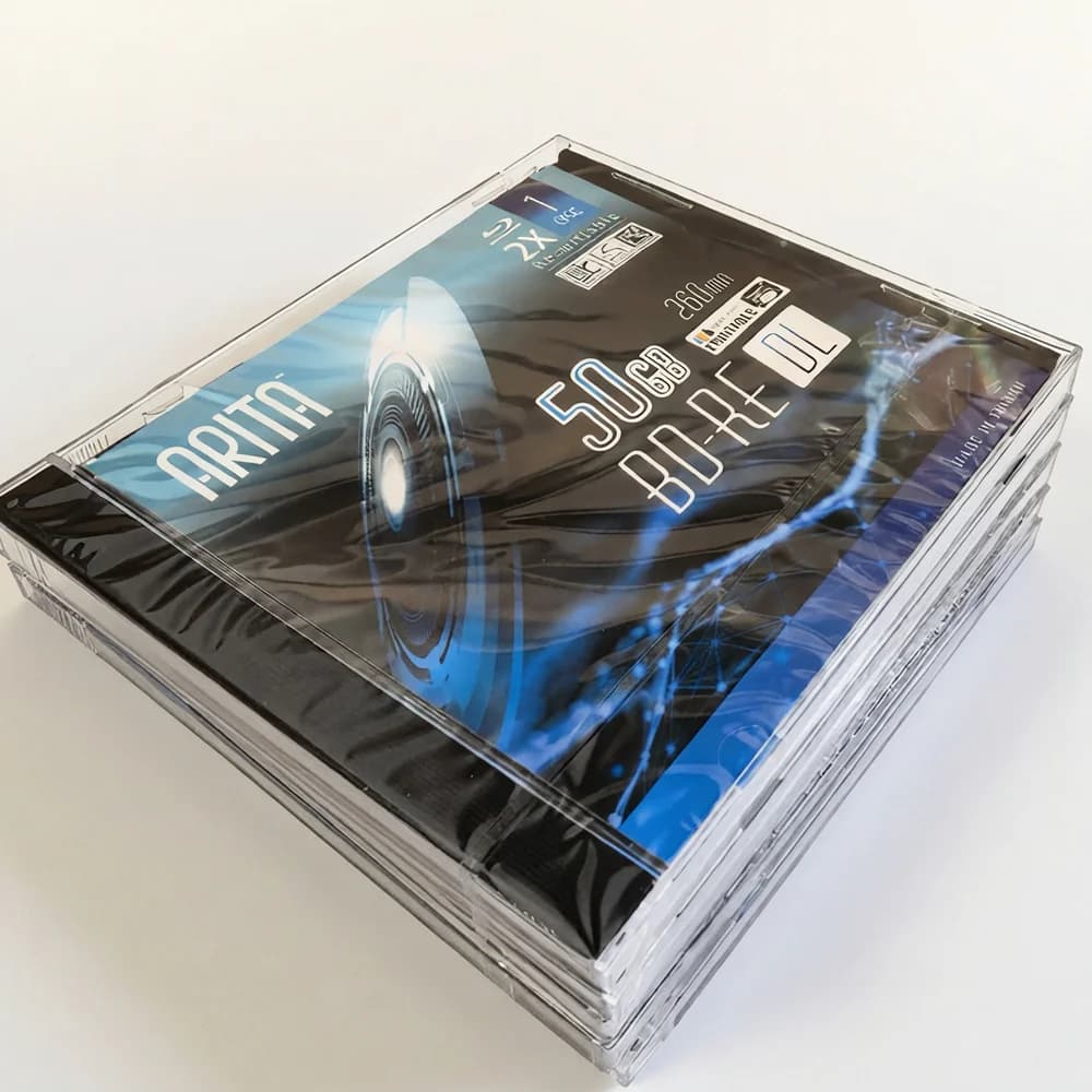 Disque Blu-Ray BD-RE DL 50 Go 2 disques Bluray vierges BDRE double couche réinscriptibles paquet de 
