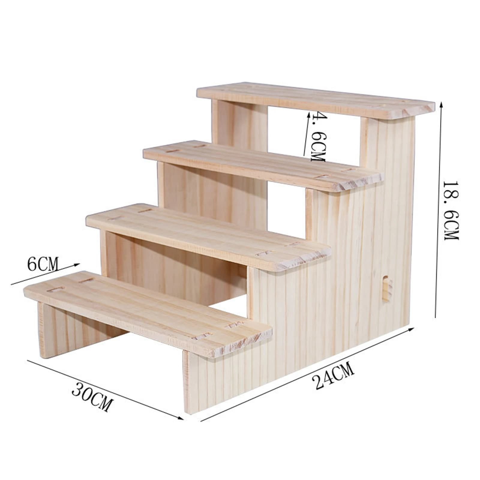 Présentoir en bois pour figurines à dessert, présentoir en bois, présentoir à bijoux, étagère à bonb